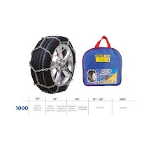 Patinaj - 287 - Zinciri 4x4 Jeep - Minibüs Ve Hafif Tic.araç Zincir Ebatları İçin - Edntrend - Resime Bakınız
