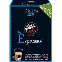 Caffe Vergnano Decaf Nespresso Kapsül Kahve 10 Adet