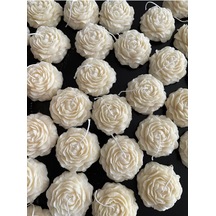 Bernami Mumluk Şamdanpinterest Vanilya Kokulu Şakayık Mum - 5 Adet Diğer