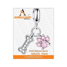 Evcil Hayvan Sever Sallantılı Charm Asafaccessory Pembe