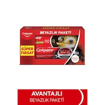 Colgate Optic White Charcoal Aktif Kömür Beyazlatıcı Diş Macunu 50 ML + Diş Fırçası