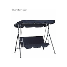 Salıncak Koltuğu Gölgelik Örtüsü 3 Kişilik Açık Bahçe Teras Su Geçirmez Avlu Askısı Çok Renkli 14 Sadece Çatı Örtüsü Diğer