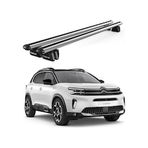 Pençe Citroen C5 Aircross Suv 2018 Ve Sonrası Uyumlu Gri Ara Atkı Port Bagaj Tavan Barı