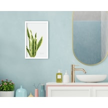 Bk Home Banyo Dekoratif Ahşap Beyaz Çerçeveli Tablo-9 (551050194)