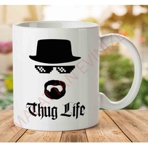 Thup Life Iki Tarafı Baskılı Kupa Bardak Çok Renkli