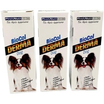 Pharmased Derma Biocol Köpek Tüy Sağlığı İçin Vitamin Takviyesi 3 x 50 ML