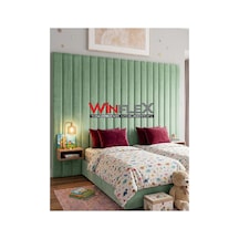 Winflex 12 Li Dikey Akustik Kumaş Panel 10x210 Cm Su Yeşil