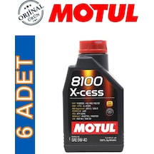 Motul 8100 X-Cess 5W-40 Motor Yağı 6 x 1 L