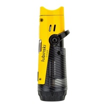 Lubinski Lion İğneli + Delicili Tek Torch Puro Çakmağı Sarı