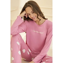 Remsa Kadın Milan Kumaş Pijama Takımı 50902-2754 Pembe Pembe Remsa Kadın Milan Kumaş Pijama Takımı 50902-2754 Pembe Pembe
