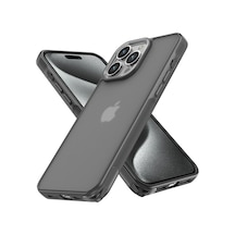Newface - 318 - İphone 14 Pro Kılıf Elegant Kapak - - Ece-umay - Titan Gri