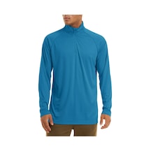 Tacvasen Erkek Anti-uv Güneş Korumalı Uzun Kollu Zip T-shirt Yaz Golf Egzersiz Özbekistanmultıerkek Multı