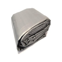 Su Geçirmez Pvc Branda Çadır Tente, Koruma Ve Gölgelik Amaçlı Gri, 2 Mt X 3 Mt