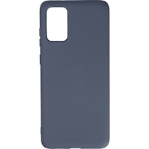 Galaxy Uyumlu. S20 Plus Kılıf Nano İçi Kadife Silikon - Gri