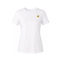 Trender 6721 Papatya Beyaz Kadın T-shirt 26yı40000052