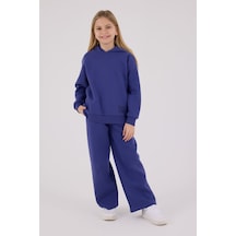 Rolypoly Kız Çocuk Mavi Eşofman Takımı Rp3692-c-v2 Mavi