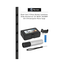 Özel Seri Cihaz Kamp Lambası Elde Kullanım 15 Watt 365nm Uv Ultraviyole Para Işığı Mor