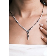 Asil 14 Ayar Kalemli Çiçek Model Altın Kolye Tkm323