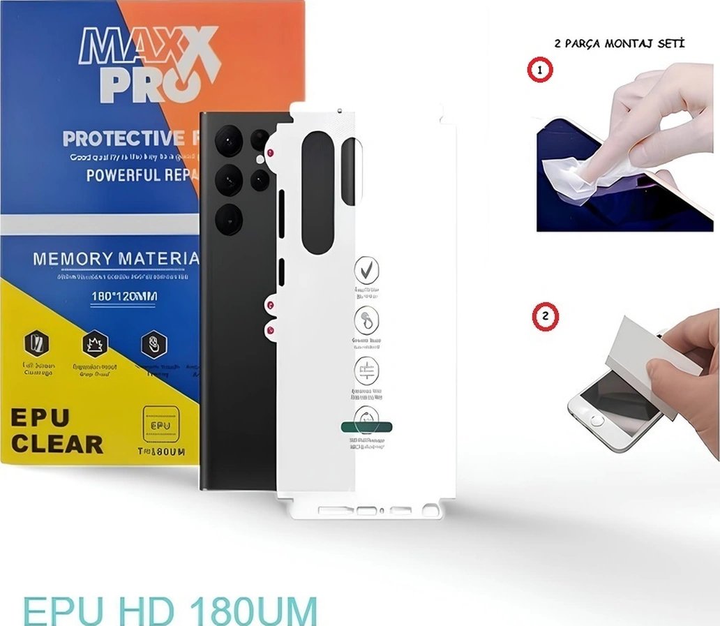 Xiaomi 17 Nano Full Arka Kaplama Esnek Ultra İnce Nano - Maxxpro - Epu Hd