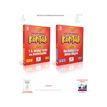 Paraf 8. Sınıf Din Kültürü, İnkılap Tarihi Kontak 2 Kitap Seti