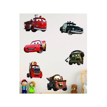 Şimşek Mc Sticker Seti Arabalar Sticker Çocuk Odası Etiketi