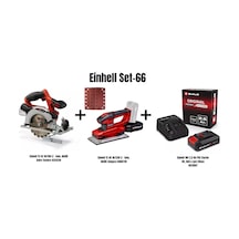 Einhell Set-66 Einhell Akülü Daire Testere+akülü Zımpara+18v 2,5 Ah Akü & Şarj Cihazı