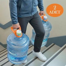 2 Adet Damacana Taşıyıcı - Damacana Tutacağı Damacana Taşıma Aparatı Turuncu