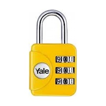Yale Dar Mini Şifreli Kilit Sarı