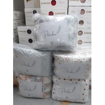 Patiska Polycotton Çift Kişilik Desenli Silikon Yorgan 195x215 Çok Renkli