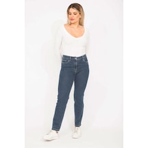Şans Kadın Lacivert 5 Cepli Kot Pantolon 65n35271-lacivert Lacivert