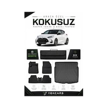 Toyota Yaris 2026 Model Aracınıza Özel 4d Karbonlu Kauçuk Paspas Takımı Ve Bagaj Havuzu