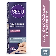 3 Adet Sesu Tüy Dökücü Krem Hassas Ciltler 100 Ml