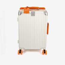 Baggaj Unisex Valiz 2523l Bej-orange