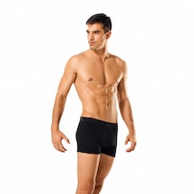 Tutku Erkek Elastan Likralı Boxer 12'li Siyah