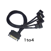 Sata Power To Fan 4 Port Pin Çevirici Çoklayıcı Pwm Kablosu 4598P