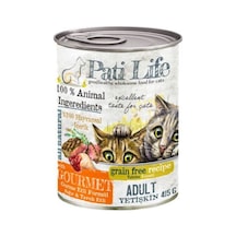 Pati Life Gurme Etli Yetişkin Kedi Konserve Maması 12 x 415 G