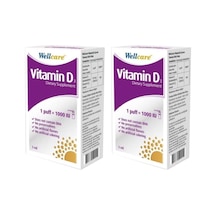 Wellcare Vitamin D3 1000 Iu 5 Ml 2'Li Paket