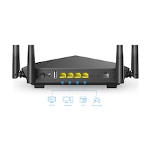 Tenda V12 Ac1200 5 Ghz 10/100/1000 867 Mbps Vdsl2 Modem