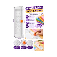 A4 Kağıt Kesme Makinesi Kağıt Kesici Trimmer Hassas Kesim Giyotin Mat Kesici Fotoğraf Etiket Karton Hobi Profesyonel