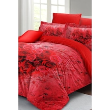 Love Art Çift Kişilik Nevresim Takımı Pamuk Saten - 200x220 Cm, Monohome24895 Diğer
