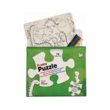 Funny Mat Puzzle - Dinozor Çağı 30x40cm