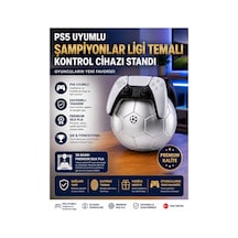 Ps5 Dualsense Oyun Kolu Standı 3d Baskı Futbol Topu Kol Tutucu Dekoratif Şampiyonlar Ligi Temalı Stand