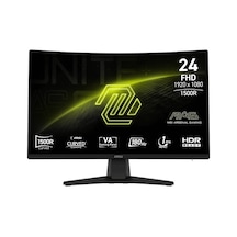 Msı Mag 242c 23.6" 180hz 1ms Hdmı Dp Adaptive Sync Hdr Ready Fhd Va Curved 1500r Gaming Monitör