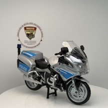 Bmw R1250 Rt-p Polis Motosikleti - 1:18 Ölçek 12cm Kutulu Standlı Diecast Model