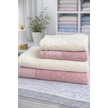 Özdilek Heritage Best Set Hamam Takımı Krem-pembe Çok Renkli