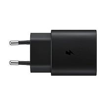 Samsung Uyumlu Ep-Ta800N Type-C 25W Kablosuz Hızlı Şarj Adaptörü Siyah