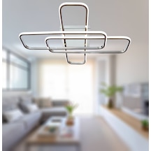 Tt324-kr Tt Ayd. 57 X 17 Krom Kaplama Gün Işığı Led Avize Krom