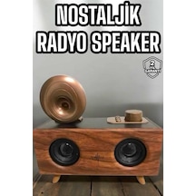 Bluetooth Hoparlör Ahşap Klasik Retro Gramofon Bluetooth Müzik Kutusu Tkdytgs0f0thk34ıw8r