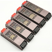 12v Premium Gold Serisi Ultra Slim Sessiz Led Trafosu Cata Metal Kasa, Fansız Tasarım, Klemensli Şerit Led Adapt