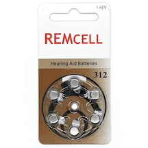 Remcell 312 Numara 1.45V İşitme Cihazı Pili Blister 6'lı